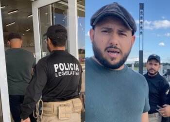 VÍDEO: Influencer político detido na Assembleia Legislativa de Goiás