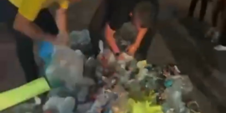 Do discurso à Ação: Márcio Corrêa e equipe limpam Praça Dom Emanuel após evento com Bolsonaro