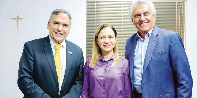 Governador Ronaldo Caiado lança pré-candidatura de Eerizania Freitas à prefeitura de Anápolis