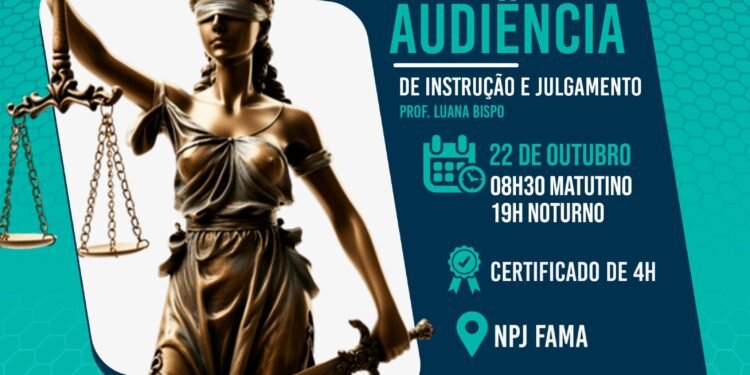 FAMA promove Semana Jurídica com eventos abertos ao público em Anápolis